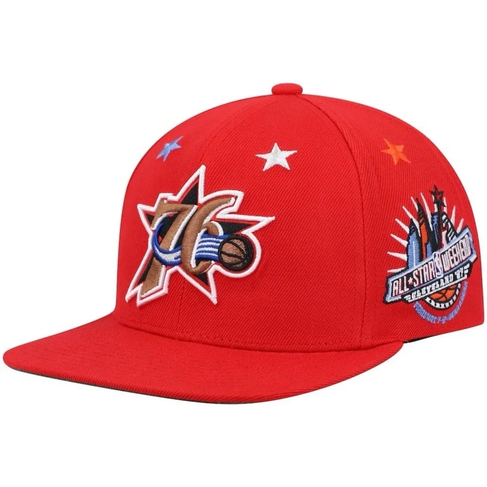 Philadelphia 76ers Mitchell & Ness 1997 NBA All-Star‎ Weekend Snapback Hat Red